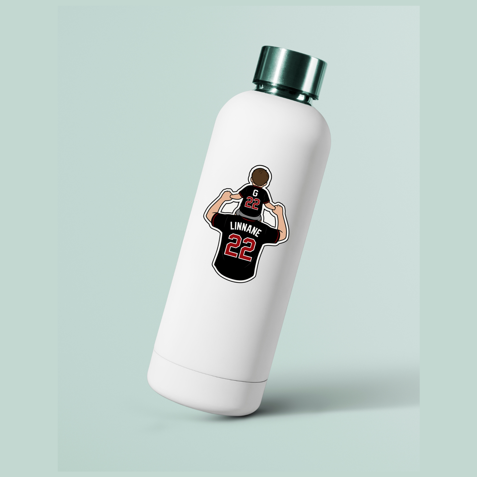 Personalized Cartoon Stickers From Your Photo – Custom Waterproof Glossy Stickers, 2 Pack + Digital Download