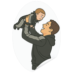 Personalized Cartoon Stickers From Your Photo – Custom Waterproof Glossy Stickers, 2 Pack + Digital Download