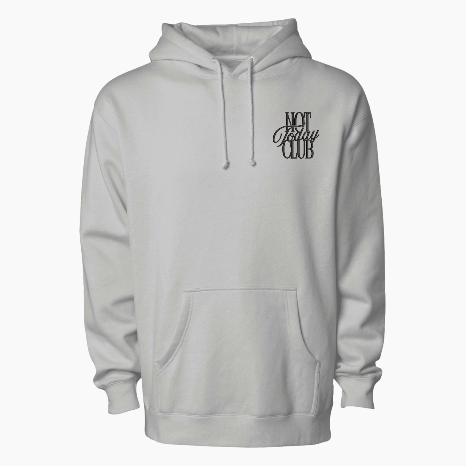 Not Today Club Embroidered Hoodie